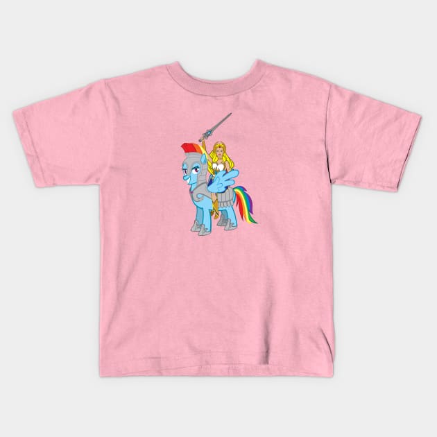 My Little She-Ra Kids T-Shirt by miniBOB